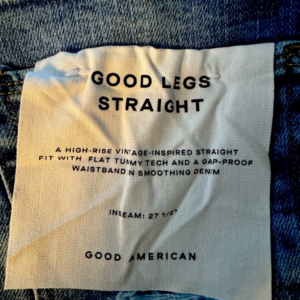 NWT Good American Good Legs Straight